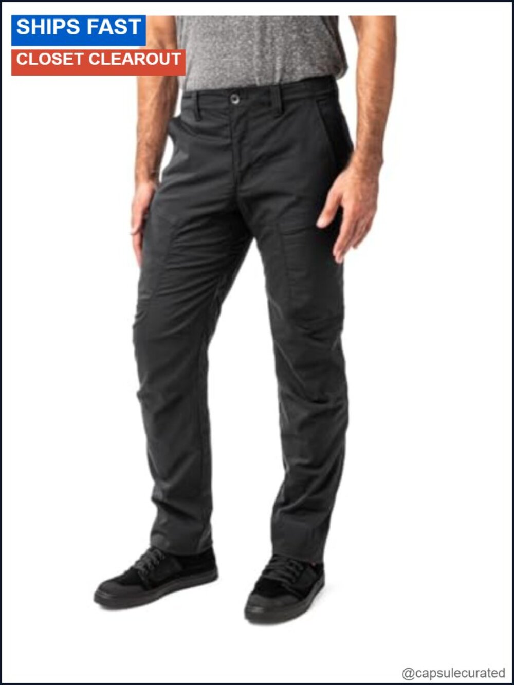 5.11 Tactical Cargo Pants Men's Straight Fit, 67% Polyester 33% Cotton Work